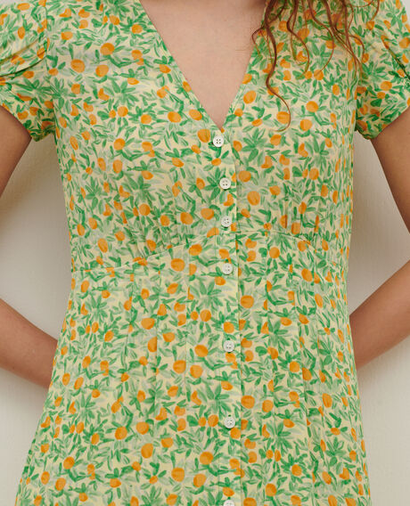 LUDIVINE - Long dress 0420 zest yellow 3sdr167v02