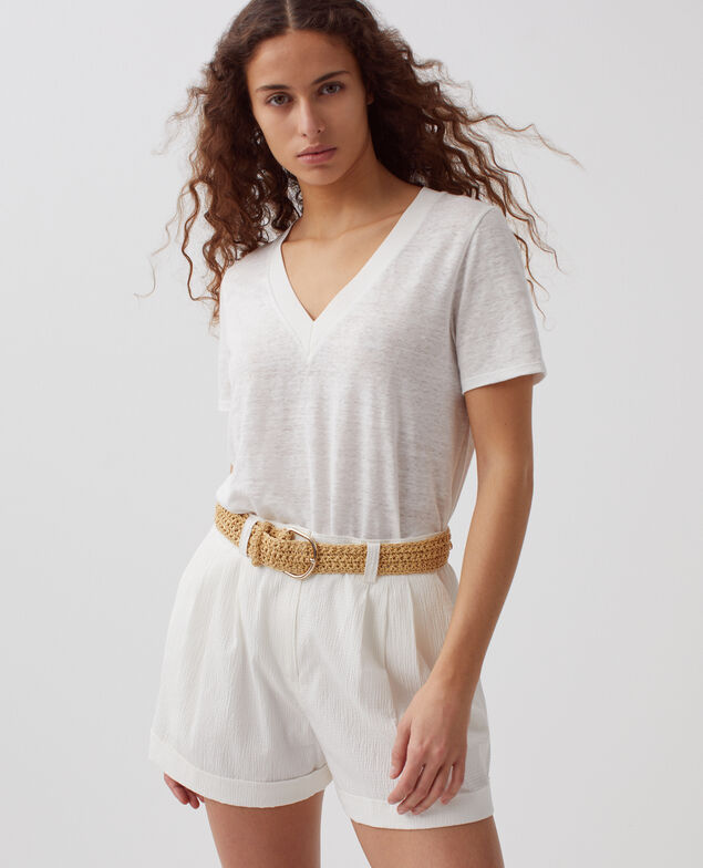 Cotton shorts 8885 00 white