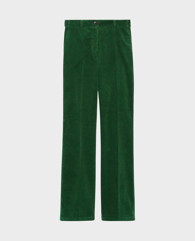 BLANDINE - Corduroy straight trousers