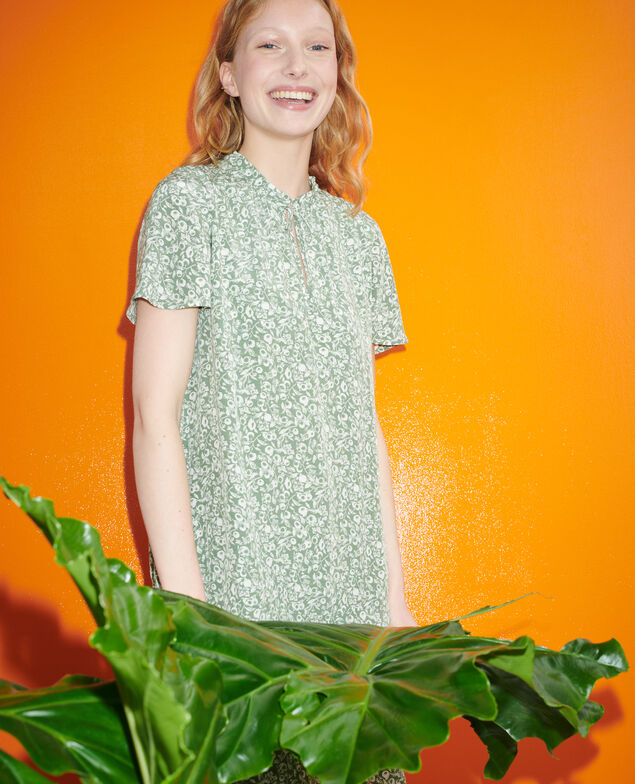 Mini dress 101 print green
