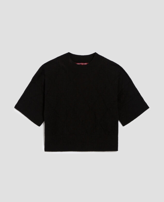 Short-sleeve jumper H091 black beauty