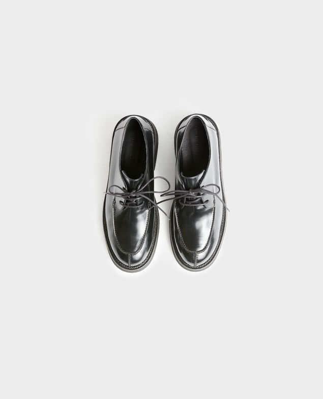 Shiny leather derbies 4216 black_beauty