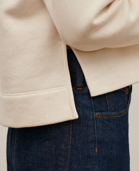 Hooded sweatshirt 0107 off white 3sh0111c75