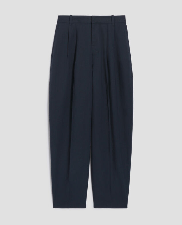 Pleated trousers J690 blueberry