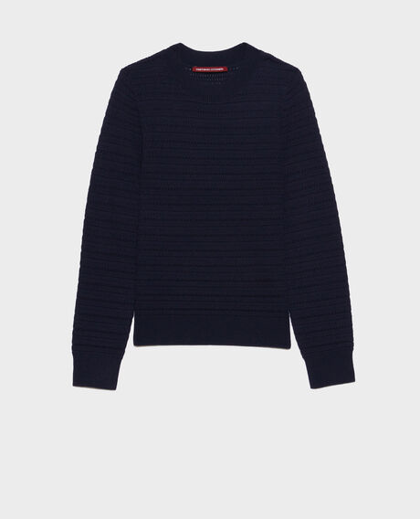 Openwork merino wool jumper 4277 night_sky 3sju091w21