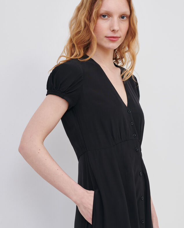 LUDIVINE - Floaty maxi dress 09 black