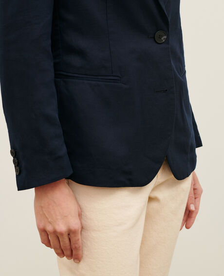 Linen blend blazer 4277 night_sky 3sja129f02