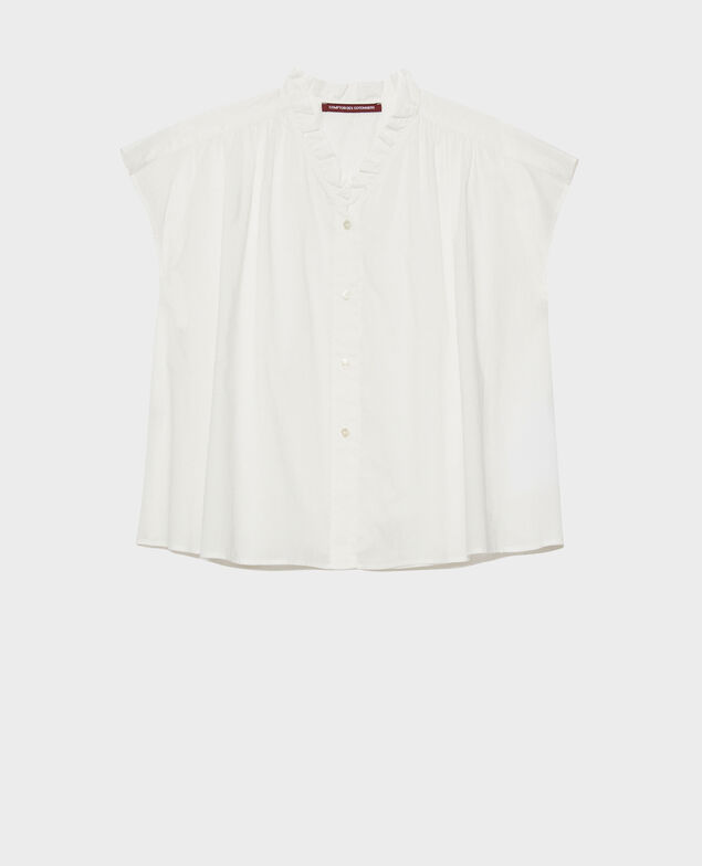 Cotton voile top 01 white 2sbl346c01