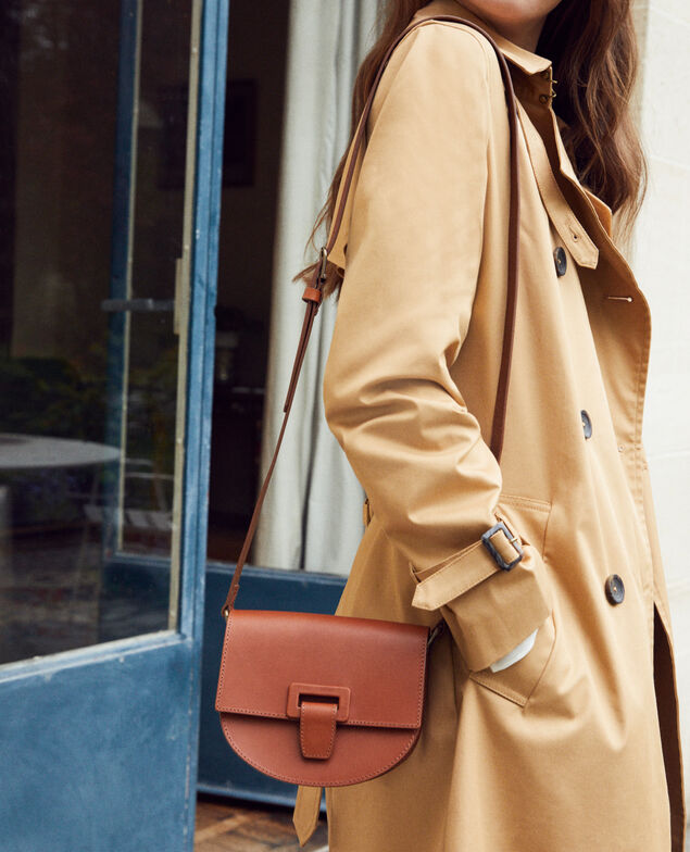 Small half-moon bag Camel