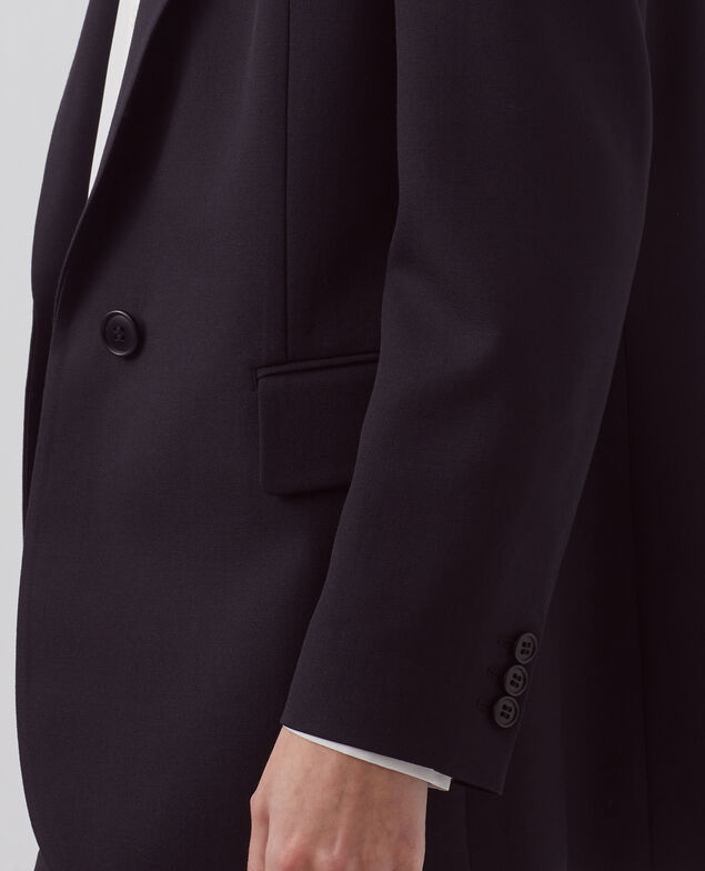 Wool blazer A091 black