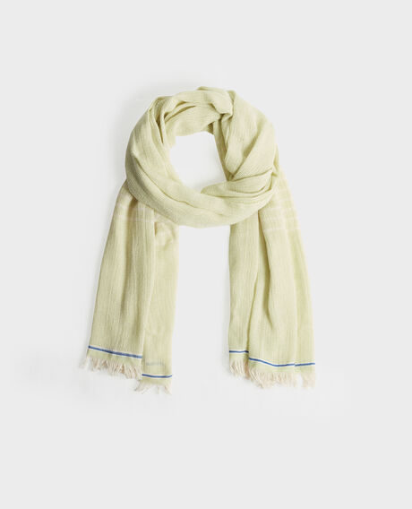 Cotton summer scarf 41 yellow 2sc22440