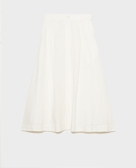 Linen midi skirt 01 white 2ssk500f04