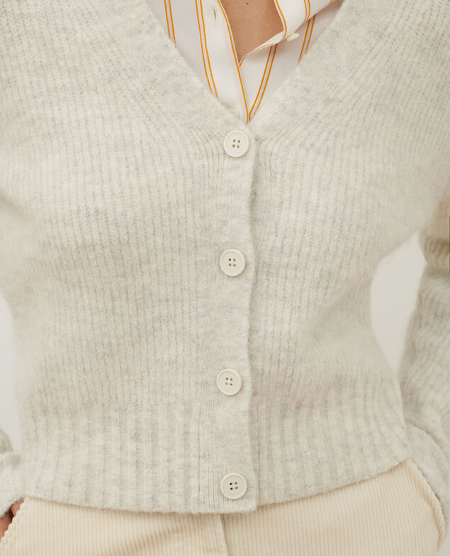 Alpaca blend cardigan