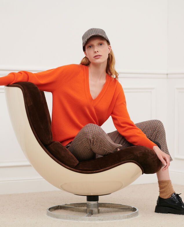 Cashmere jumper 8829 24 orange