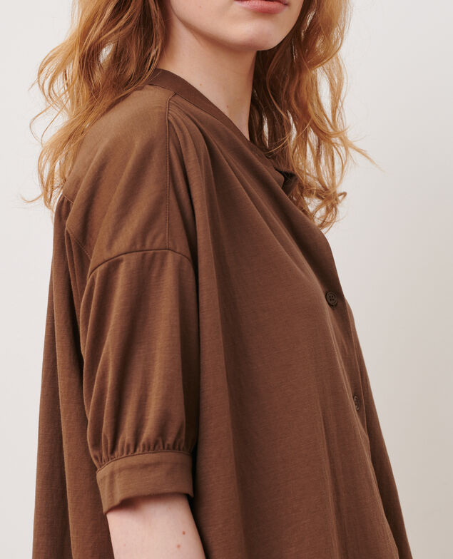 Short-sleeve top 35 brown