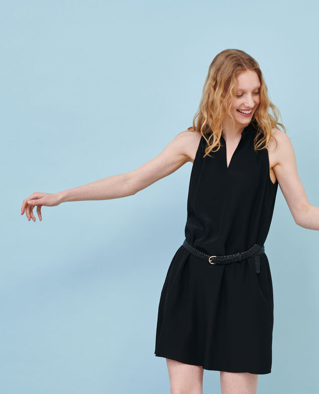 Silk dress 09 black