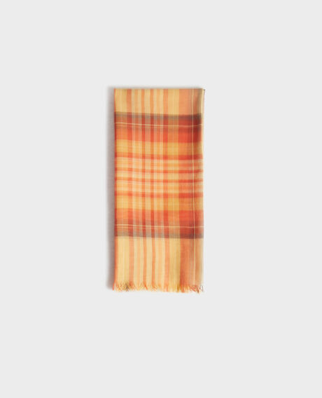 Cotton scarf 0241 orange 3ssc161