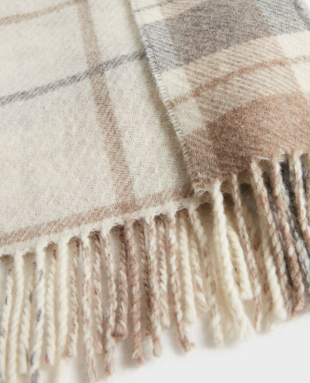 Wool blend scarf