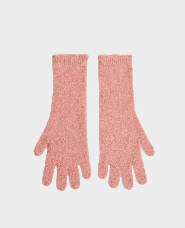 Gloves in mixed alpaca wool
