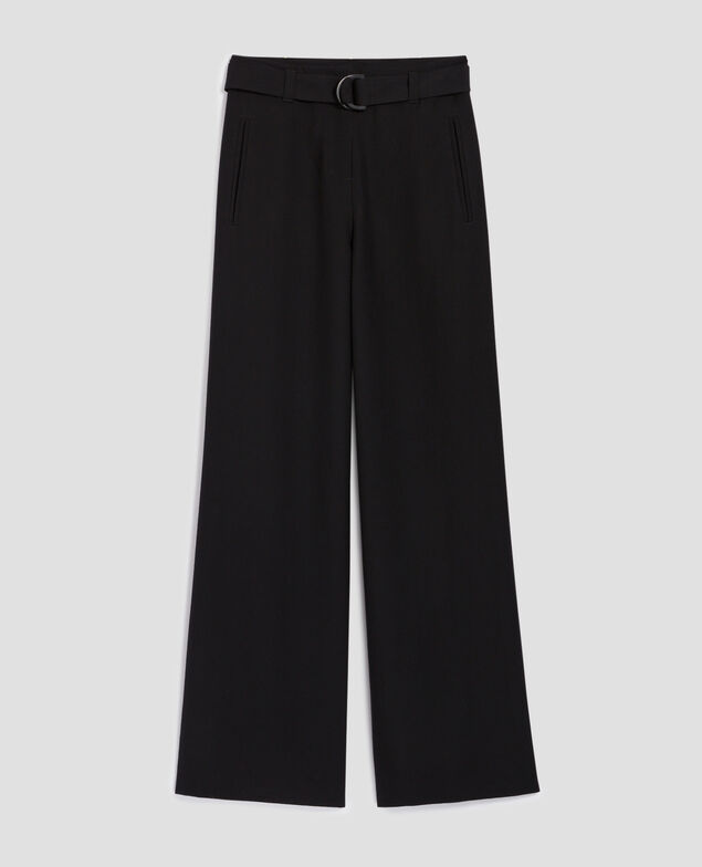 YVONNE - Loose wool and cashemere trousers