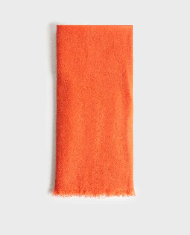 Cashmere scarf 0250 tiger lily orange