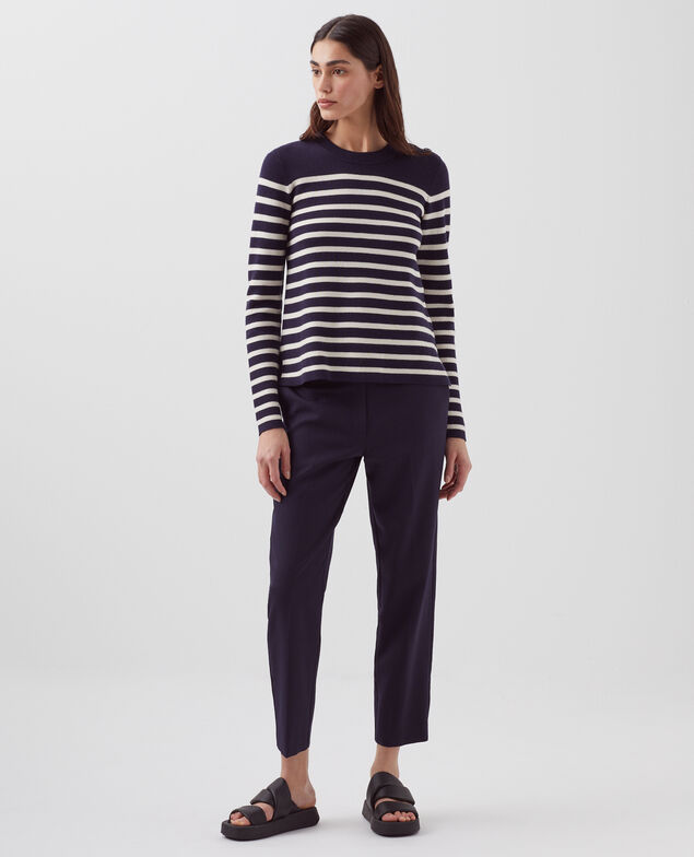 MADDY - Striped merino wool jumper