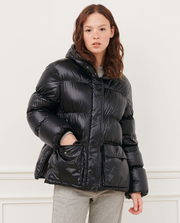 MARGOTTE - Short down jacket 4216 black_beauty