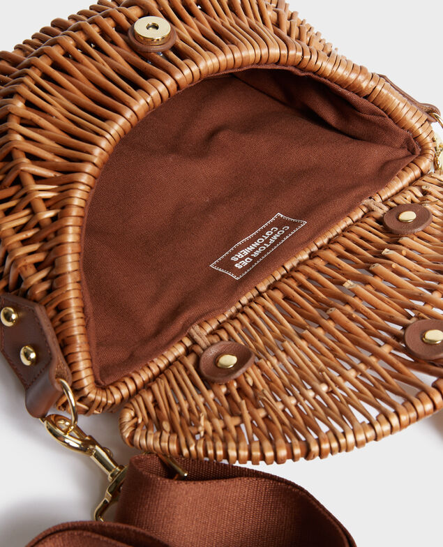 MIMI - Mini wicker basket Pumpkin spice