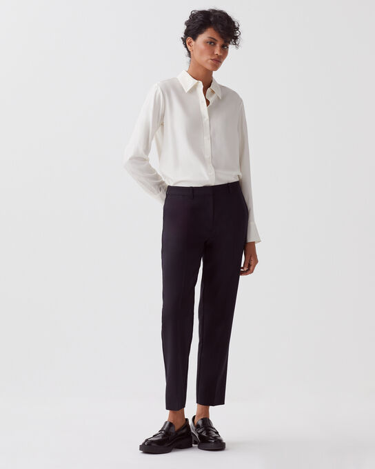MARGUERITE - Cigarette trousers 4216 BLACK_BEAUTY