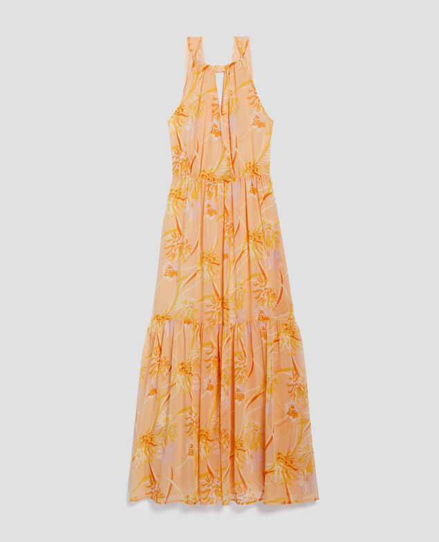 Fluid maxi dress H310 dahlia v2 beige