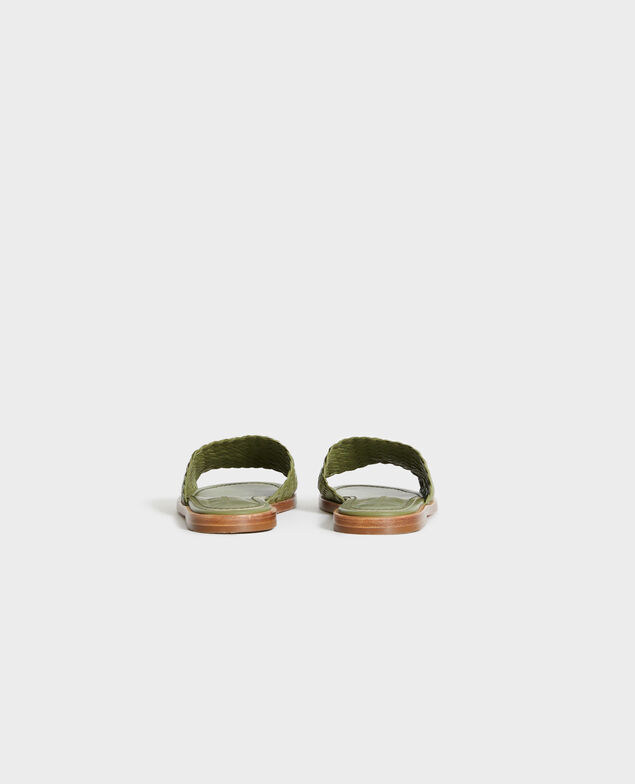 PAM - Leather sandals 58 green