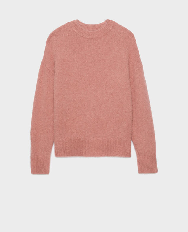 Alpaca blend round neck jumper