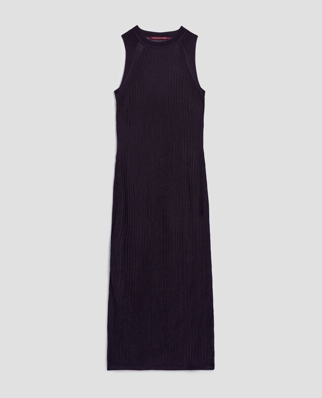 Rib knit maxi dress H695 night sky