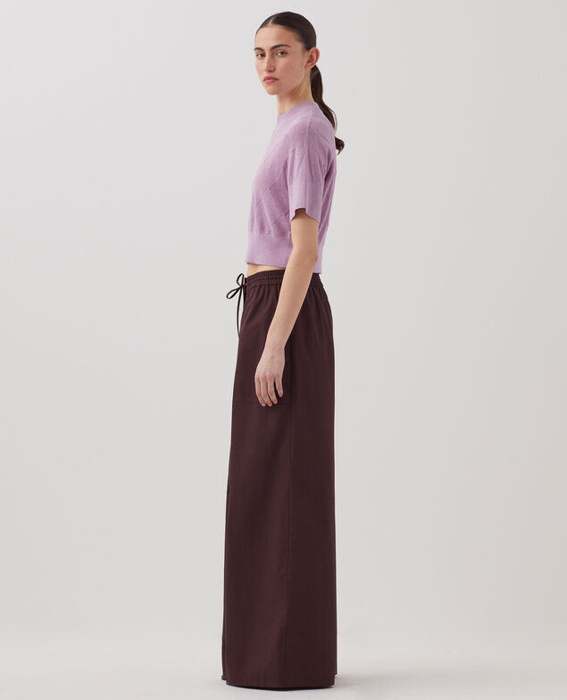 Short-sleeve jumper J720 lavender herb