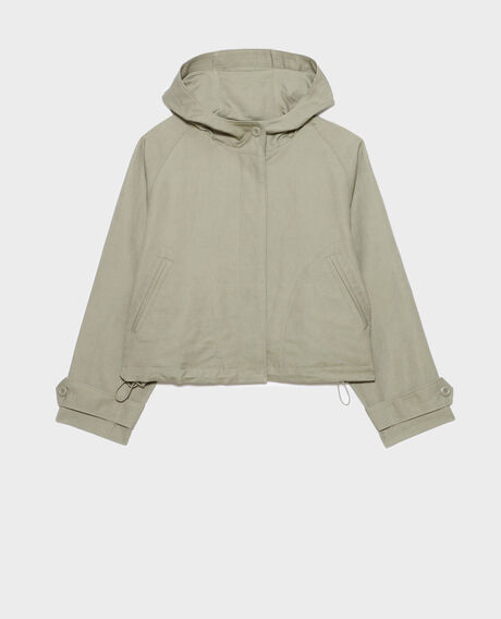 Linen blend jacket 0560 vetiver 3sja110c23