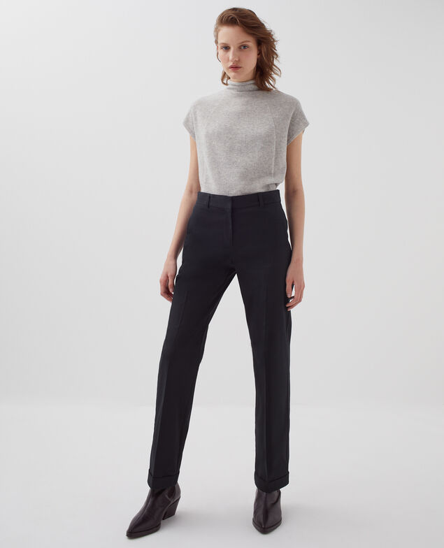 COLETTE - Straight trousers H091 black beauty