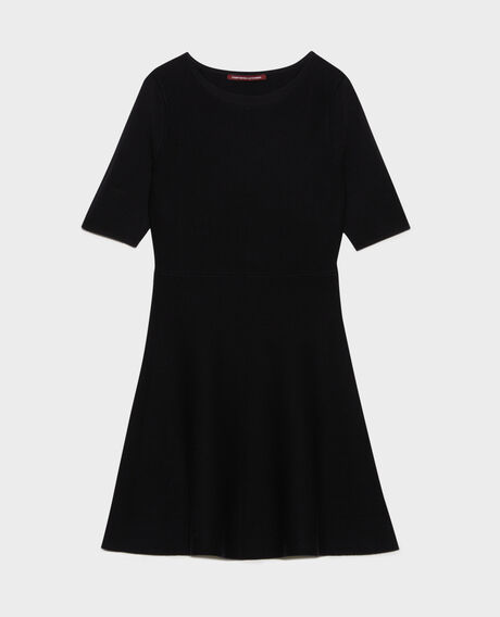 Wool mini dress 8824 09 black 2wdk298w21