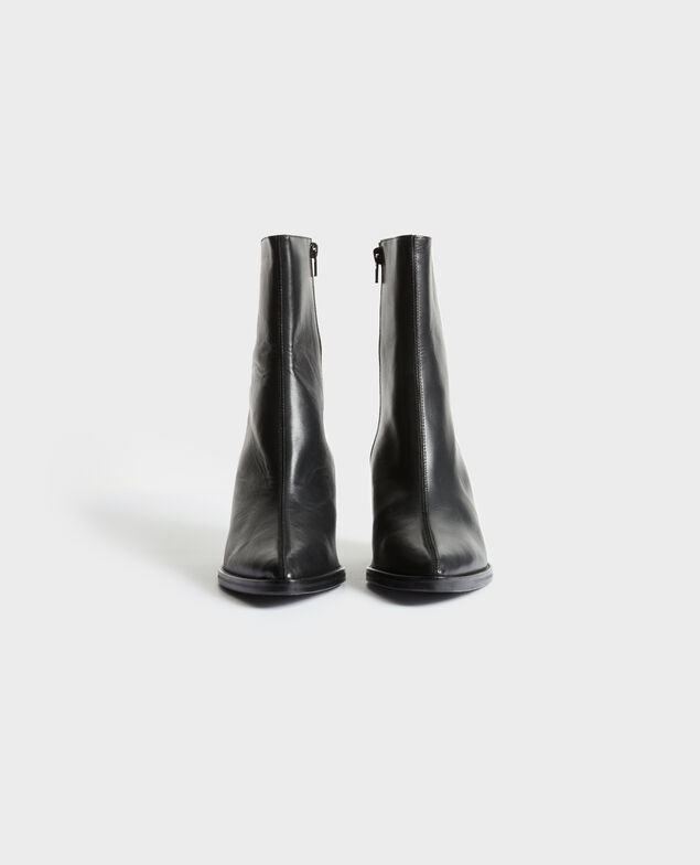 Leather cowboy boots