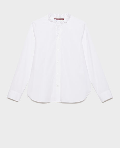 Cotton poplin shirt 4235 optical white 2wsh138c53