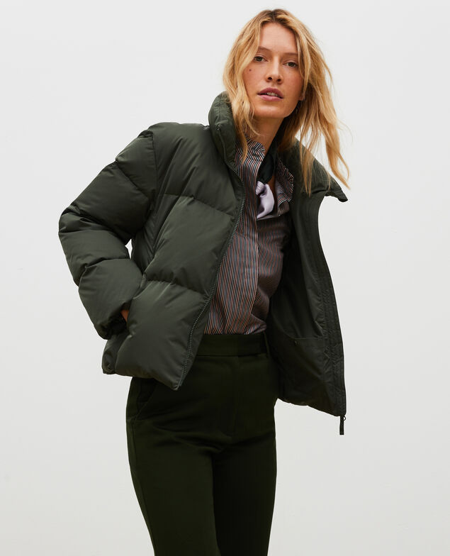 MARGOTTE - Short down jacket Military green
