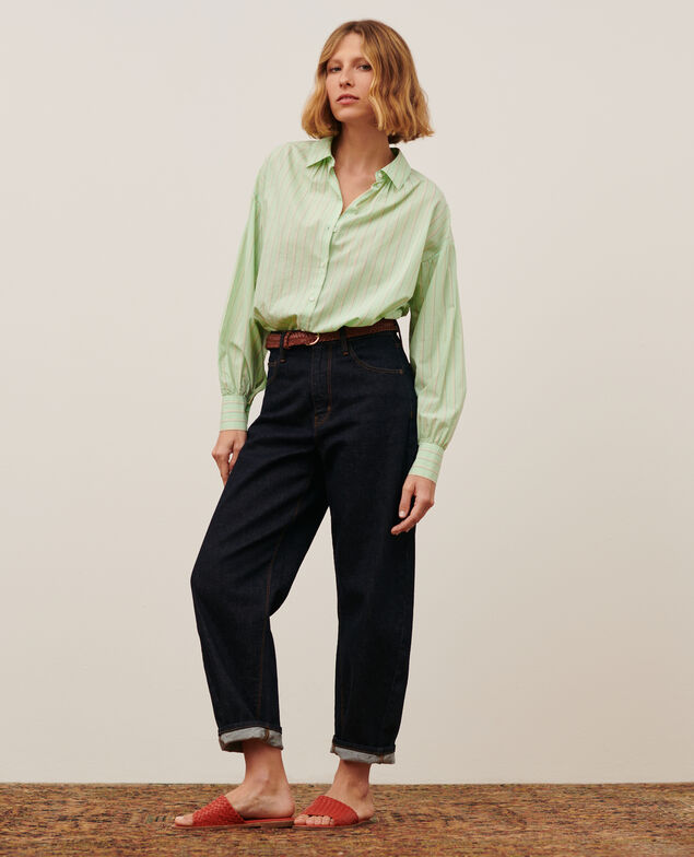 SYDONIE - BALLOON - 7/8 cotton jeans 7203 103 denim