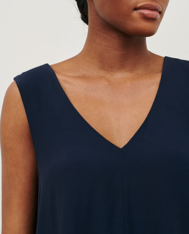 Floaty mini dress 0693 navy