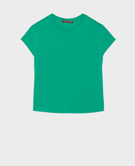 Loose cotton t-shirt 0542 pine green 3ste274c14