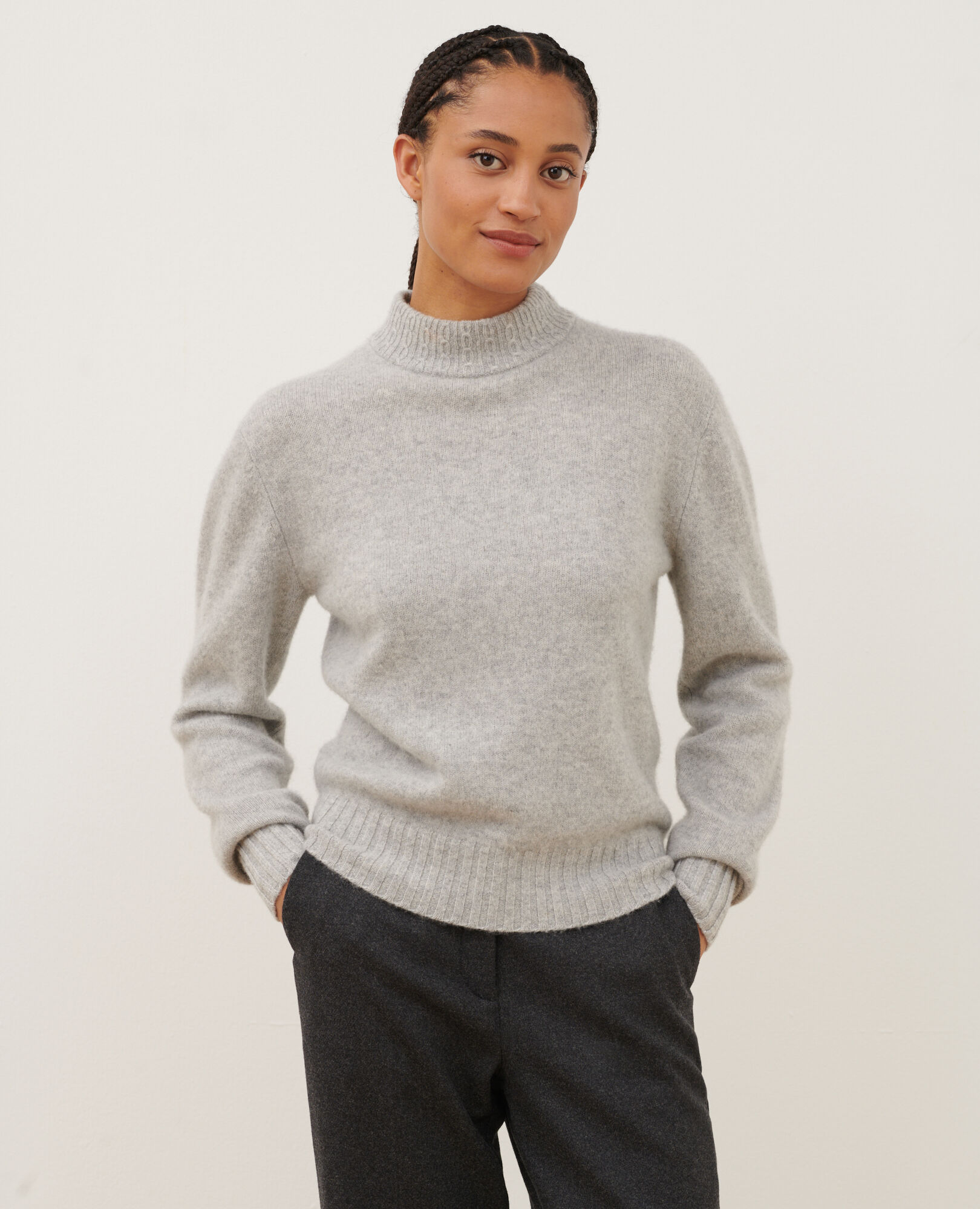 CASHMERE 7GG HIGH NECK JUMPER