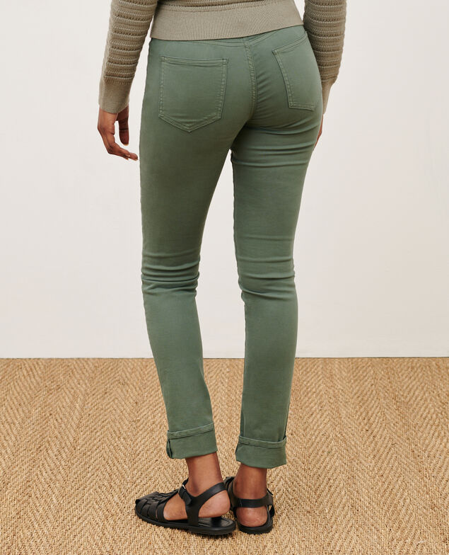 LILI - SLIM - Cotton jeans 0381 dark forest 2wpe272c15