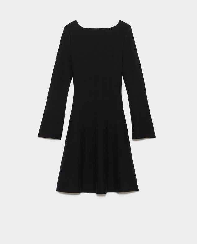 Merino wool mini dress