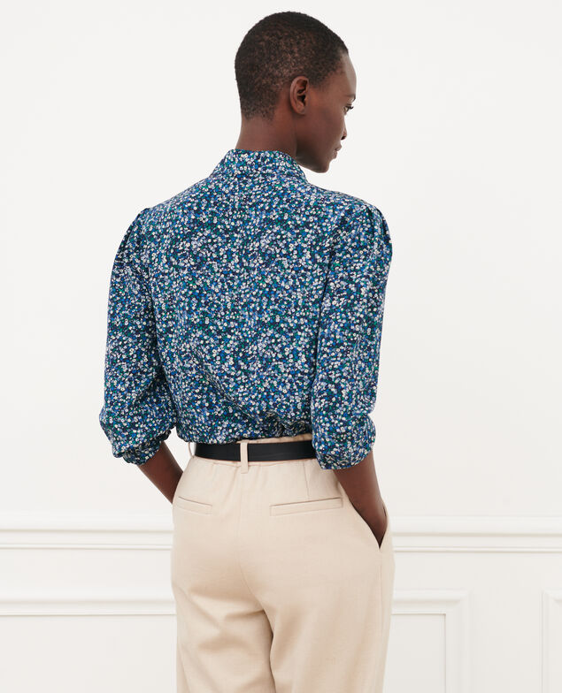 SIBYLLE - Silk shirt 8860 66 blue print