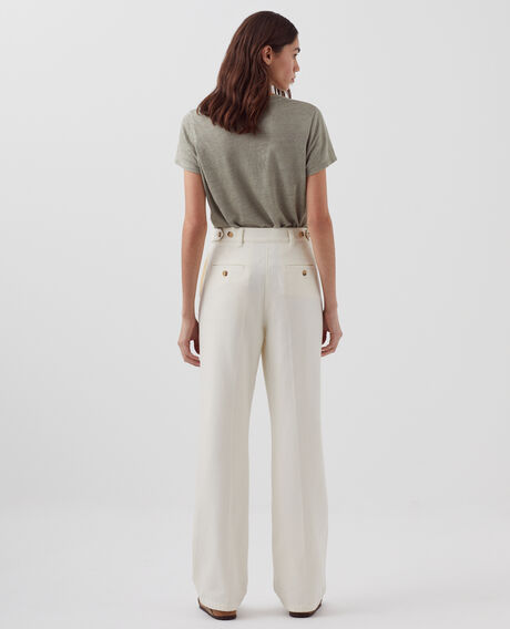 BLANDINE - Straight trousers