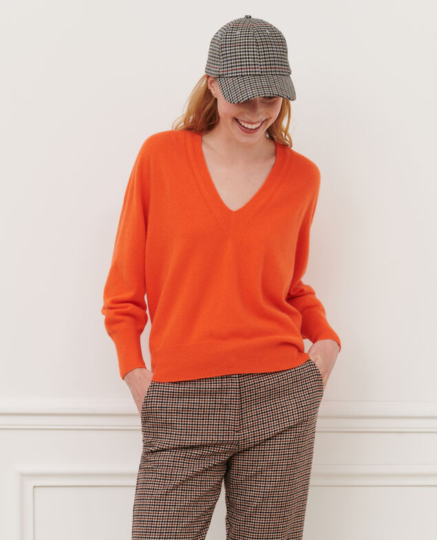 Cashmere jumper 8829 24 orange