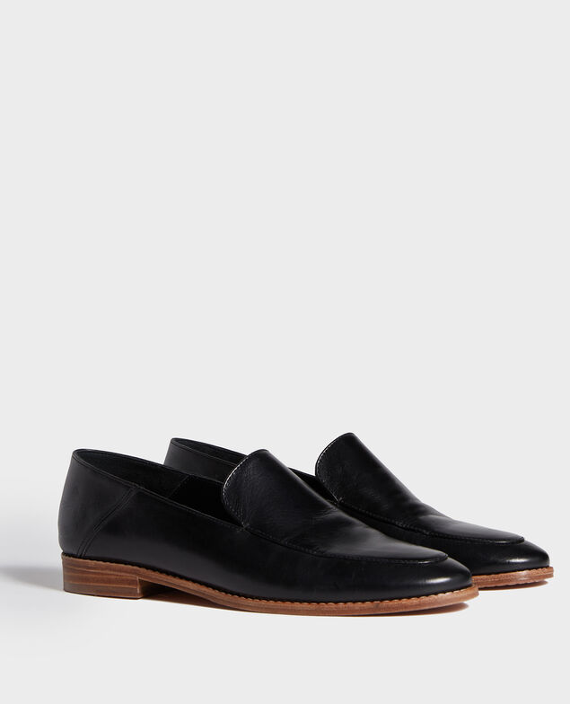 Leather mocassins Black beauty